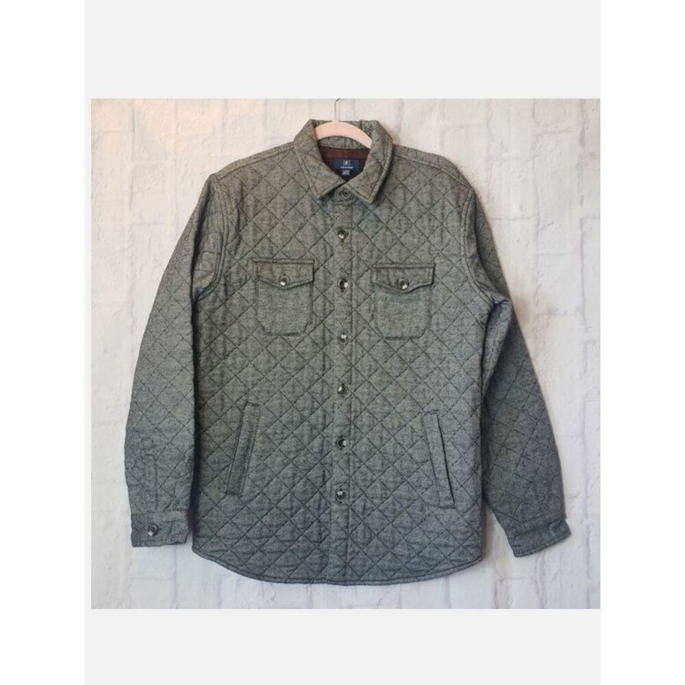 GEORGE Button Front Quilted Shirt Jacket Men's Small CLEARANCE